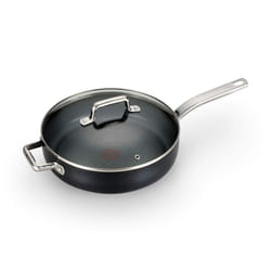 T-fal ProGrade Nonstick Jumbo Cooker W/ Lid & Helper Handle  5 Quart  Induction  Oven Broiler Safe 500F  Cookware  Non Stick Saute Pan  Deep Frying Pa