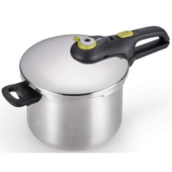 T-fal Ultimate Stainless Steel Pressure Cooker 6.3 Quart  Induction Compatible  Secure Locking Lid  Safe & Easy to Use  Cookware  Pots and Pans  Kitch