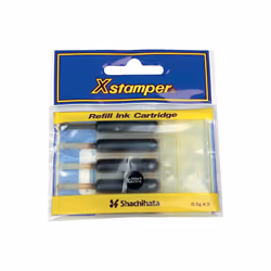 Shachihata Inc 22012 Refill Ink Cartridges 5/PK Black