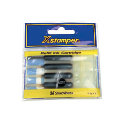Shachihata  Inc 22012 Refill Ink Cartridges  5/PK  Black