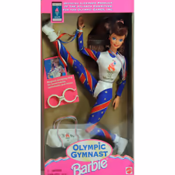 Barbie Olympic Gymnast Barbie Doll (Auburn Hair 1995)