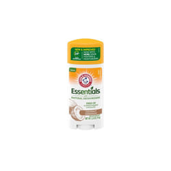 ARM & HAMMER Essentials Deodorant, with Natural Deodorizers, Coconut Geranium, 2.5 OZ