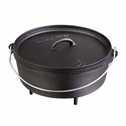 Camp Chef Classic 10 Dutch Oven - Cast Iron Dutch Oven Pot with Lid for Indoor & Outdoor Cooking - 10"""" Dutch Oven - 4 Quar ...