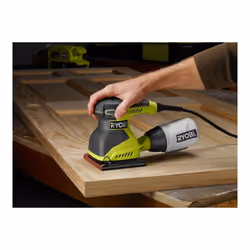 Ryobi S652DGK Corded 2 Amp 1/4 Inch 14 000 OBM Squared Orbital Finishing Sheet Sander