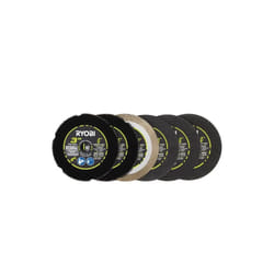 Ryobi 3 in. Carbide Cut Off Wheel Set (6-Piece)
