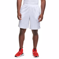 Champion mens 9 Shorts  Mesh Shorts  9  Mesh Basketball Shorts  Mesh Gym running shorts  White-407q88  Large US