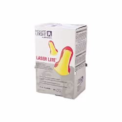 Howard Leight 154-LL-1-D Laser Lite Single-Use Earplugs, Cordless, 32Nrr, Magenta & Yellow, 500 Pairs