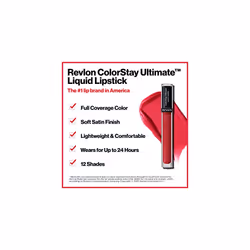 Revlon Liquid Lipstick  Face Makeup  ColorStay Ultimate  Longwear Rich Lip Colors  Satin Finish  060 Stellar Sunrise  0.07 Oz