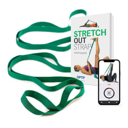 The Original Stretch Out Strap with Exercise Book - Made in the USA by OPTP - Top Choice of Physical Therapists  Athletic Trainers & Yoga