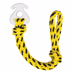 Airhead Kwik-Connect 1 inch Diameter Hole 1-4 Rider Tow Rope for Tubing Connector 6 000lb Break Strength