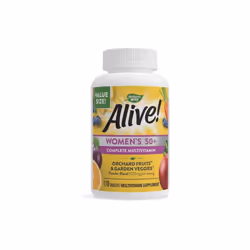 Nature's Way Alive! Women's 50+ Complete Multivitamin, High Potency B-Vitamins, 110 Tablets