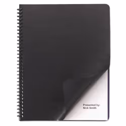 GBC Leather-Look Presentation Covers for Binding Systems