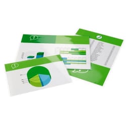 GBC Document Laminating Pouches A4 2x175 Micron Gloss (100)