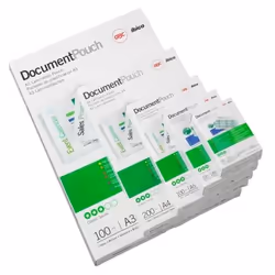 GBC Card Laminating Pouches 65x95mm 2x125 Micron Gloss (100) - Additional view 4