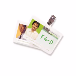 GBC Card Laminating Pouches 67x99mm 2x125 Micron Gloss (100), Transparent, Polyethylene, Glossy, 0.25 mm, 99 mm, 67 mm