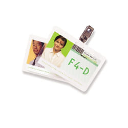 GBC Card Laminating Pouches 67x99mm 2x125 Micron Gloss (100)