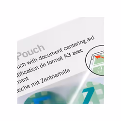 GBC Document Laminating Pouches A3 2x100 Micron Gloss (100) - Additional view 4