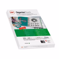 GBC Organise Laminating Pouches 2x75 Micron Gloss A4+ (25) - Additional view 4