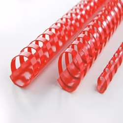 GBC CombBind Binding Combs 10mm Red (100)