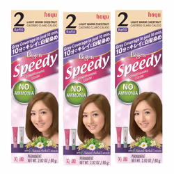 Bigen Speedy Conditioning Color Refill: 2 Light Warm Chestnut - 3 Pack