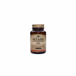 Solgar Betaine Hydrochloride with Pepsin Tablets, 100