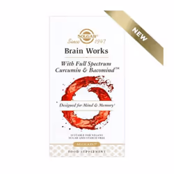 Brain Works with Full Spectrum Curcumin & BacoMind Capsules - 60 Capsules