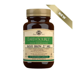 Earth Source Food Fermented Koji Iron 27 mg - 30 Capsules