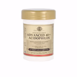 40 Plus Acidophilus Avanzado cápsulas vegetales 60 u