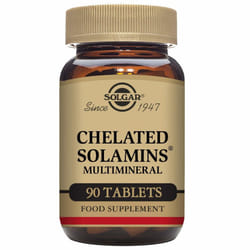 Solgar Chelated Solamins Multimineral Tablets - Pack of 90