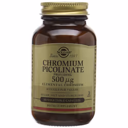 Solgar Chromium Picolinate 500 ug Vegetable Capsules, 60