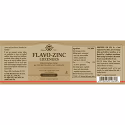 Solgar Flavo Zinc Lozenges - Pack of 50