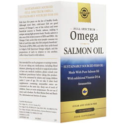 Solgar Salmon Oil Full Spectrum Omega 120 Softgel Capsules