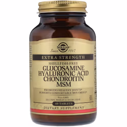 Solgar, Glucosamine Hyaluronic Acid Chondroitin MSM, 60 Tablets