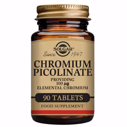 Solgar Chromium Picolinate 100 µg Tablets - Pack of 90