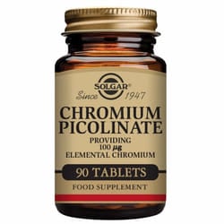 Solgar Chromium Picolinate 100 Âµg Tablets - Pack of 90