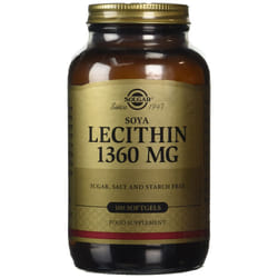 Solgar 1360 mg Soya Lecithin Softgels - Pack of 100