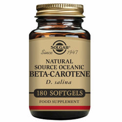 Solgar Natural Source Oceanic Beta Carotene Softgels - Pack of 180