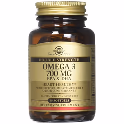 Solgar Omega-3 Double Strength Softgels, 30