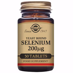 Solgar Yeast Bound Selenium 200 µg Tablets - Pack of 50