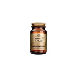 Solgar Vitamin B12 500 ug Vegetable Capsules, 50