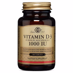 Solgar, Natural Vitamin D3, 1000 IU, 180 Tablets
