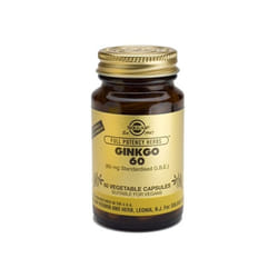Solgar Full Potency Ginkgo 60mg Vegetable Capsules , 60