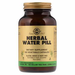 Solgar, Herbal Water Pill, 100 Vegetable Capsules