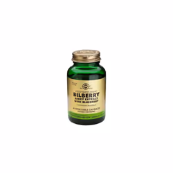 Solgar Standardised - Full Potency Bilberry Berry Extract with Blueberry Vegetable Capsules, 60