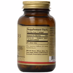 Solgar, Natural Vitamin D3, 10,000 IU, 120 Softgels