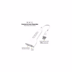 Scosche Lightning Adaptor MFI Certified Headphone Adapter & Charge Port iPhone