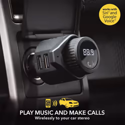 SCOSCHE BTFM5 Bluetooth Hands-Free Car Kit with Digital FM Transmitter