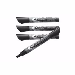 Quartet EnduraGlide, 12 pc(s), Black, Chisel tip, Black, Bold