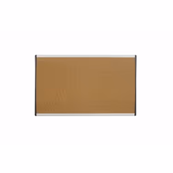 Quartet ARCB2414, Fixed bulletin board, Brown, Cork, 609.6 x 355.6 mm, Aluminium, Silver