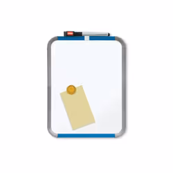 Nobo Slimline Magnetic Board 580x430mm Silver - Additional view 2